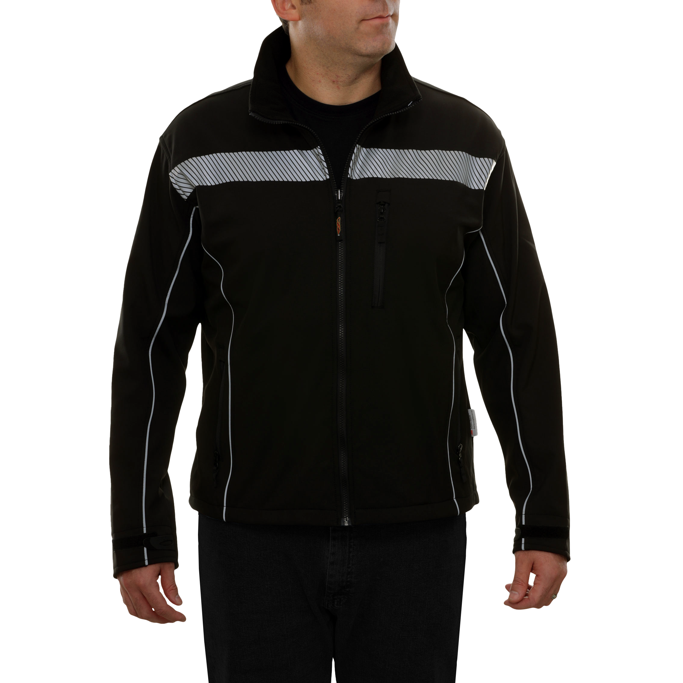 Reflective Jacket Soft Shell Water Resistant-eSafety Supplies, Inc