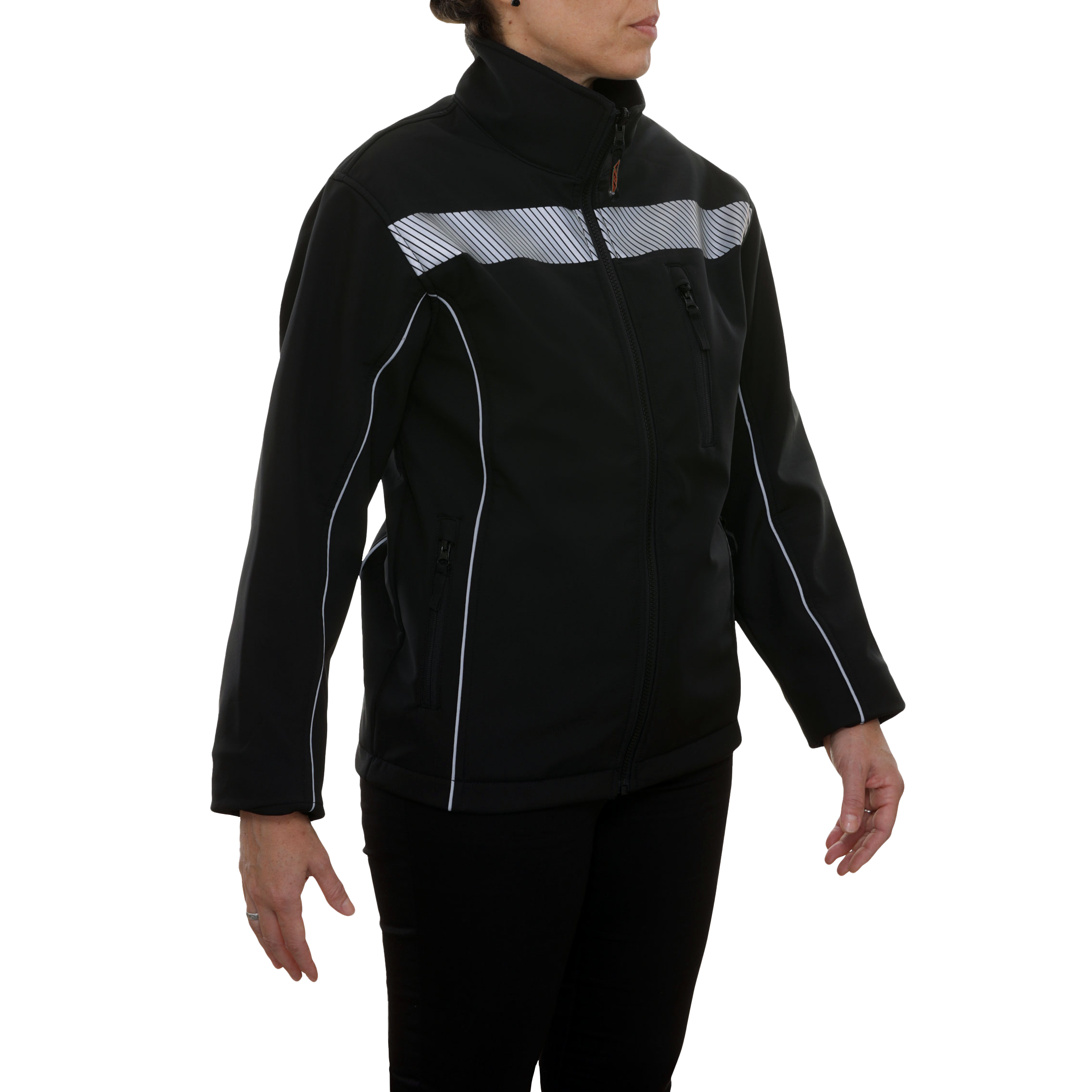 Reflective Jacket Soft Shell Water Resistant-eSafety Supplies, Inc