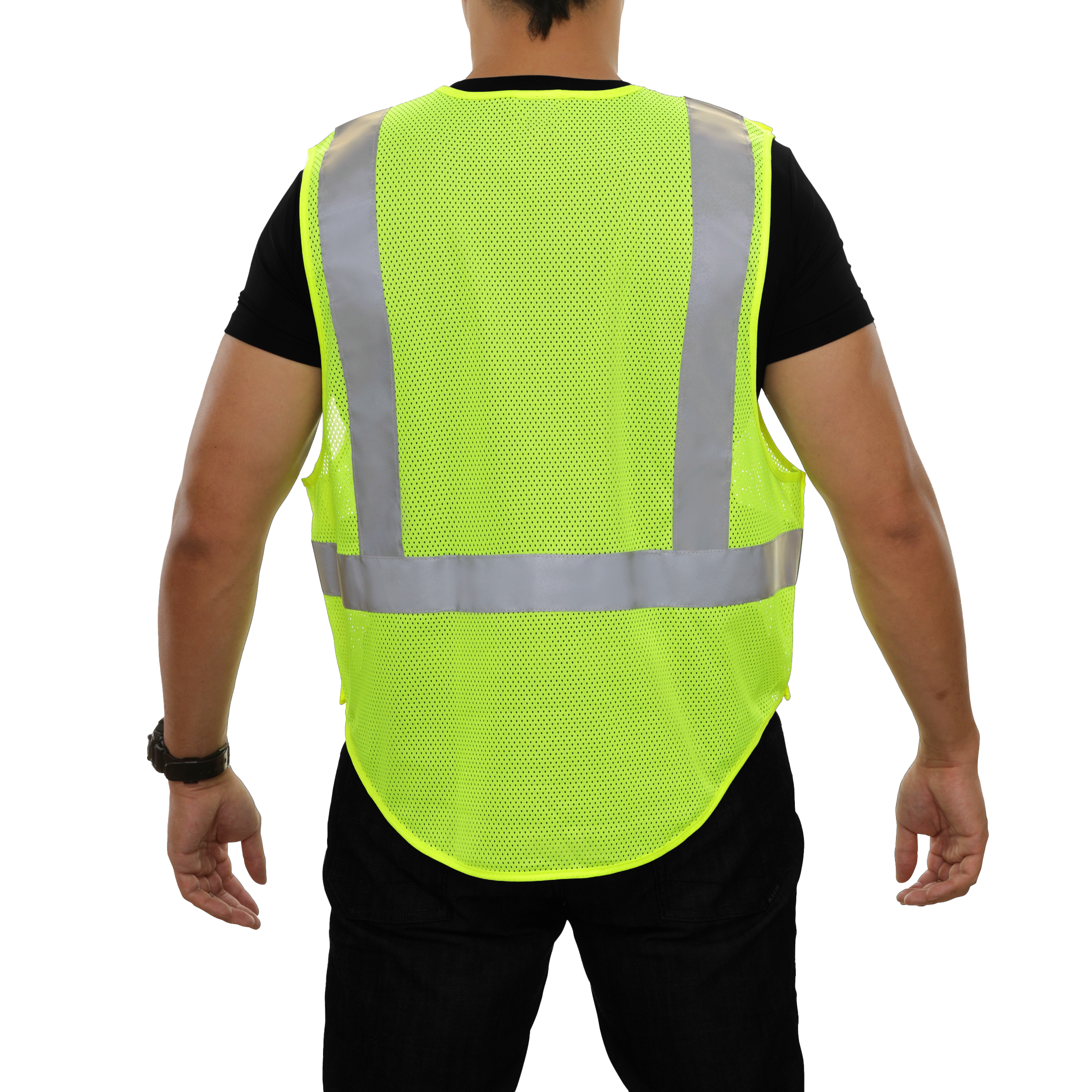 Public Safety Vest Hi Vis Vest 5pt Breakaway Tactical/DOT Zippered Mesh-eSafety Supplies, Inc