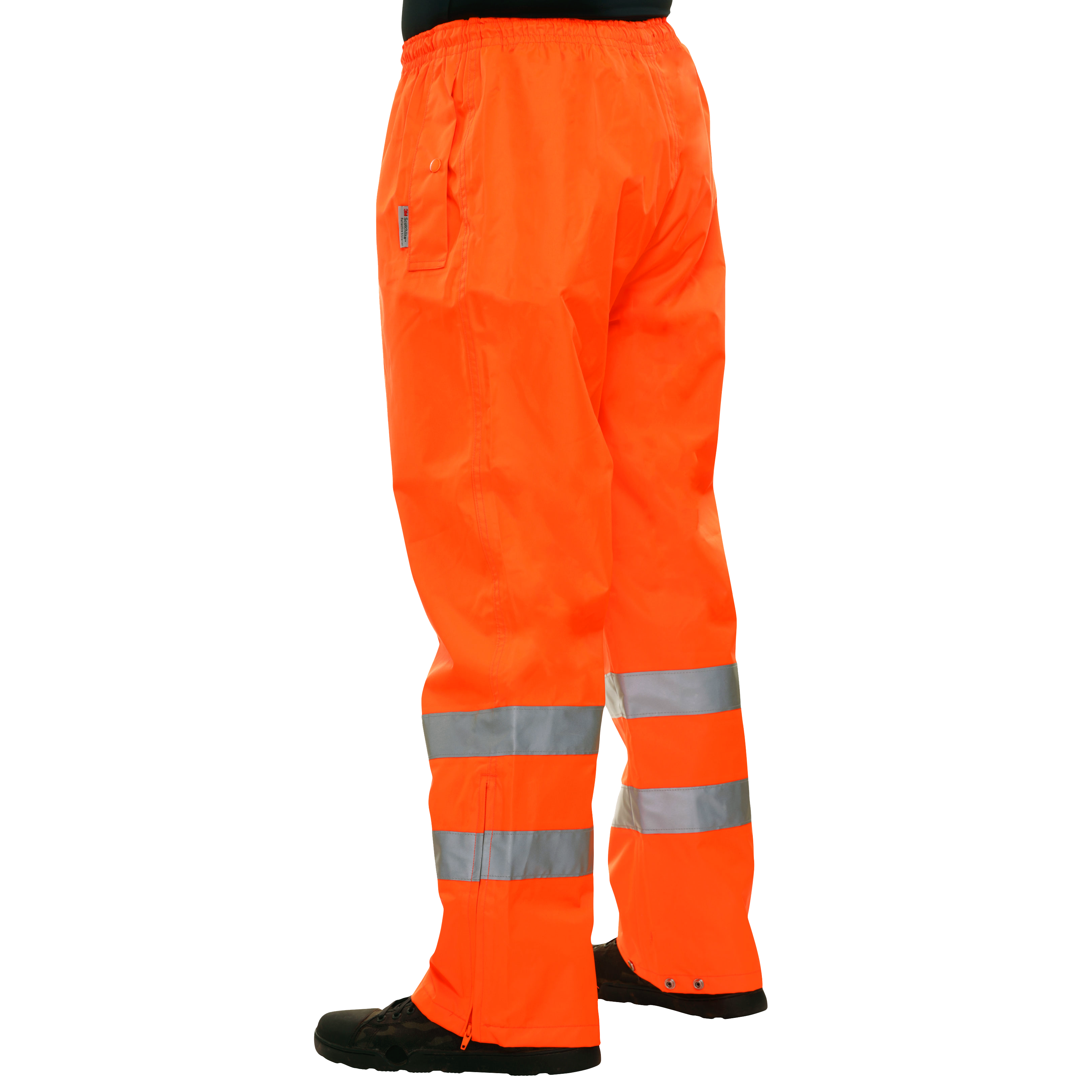 Safety Pants Hi Vis Orange Pants Breathable Waterproof ANSI E-eSafety Supplies, Inc