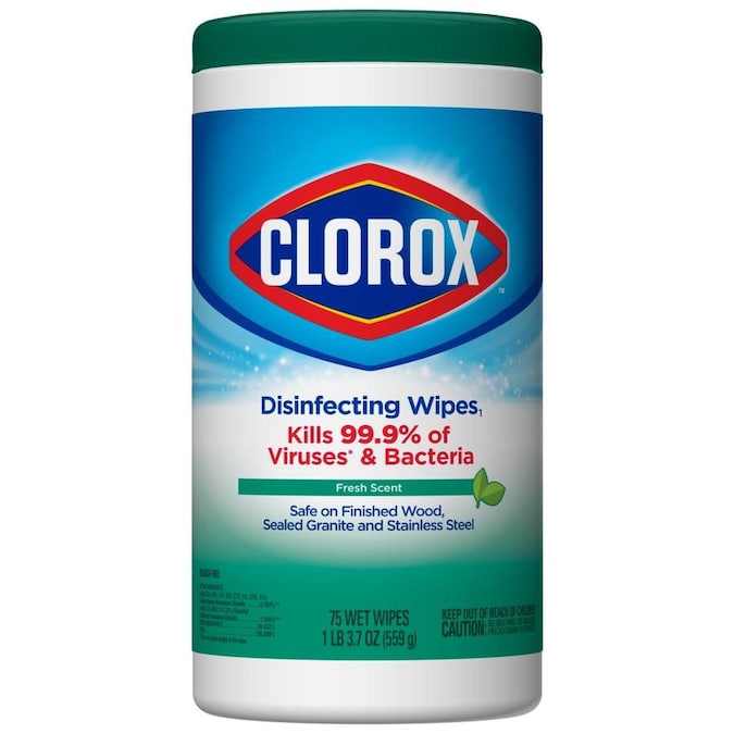 Clorox Disinfecting Wipes 75-Count-eSafety Supplies, Inc
