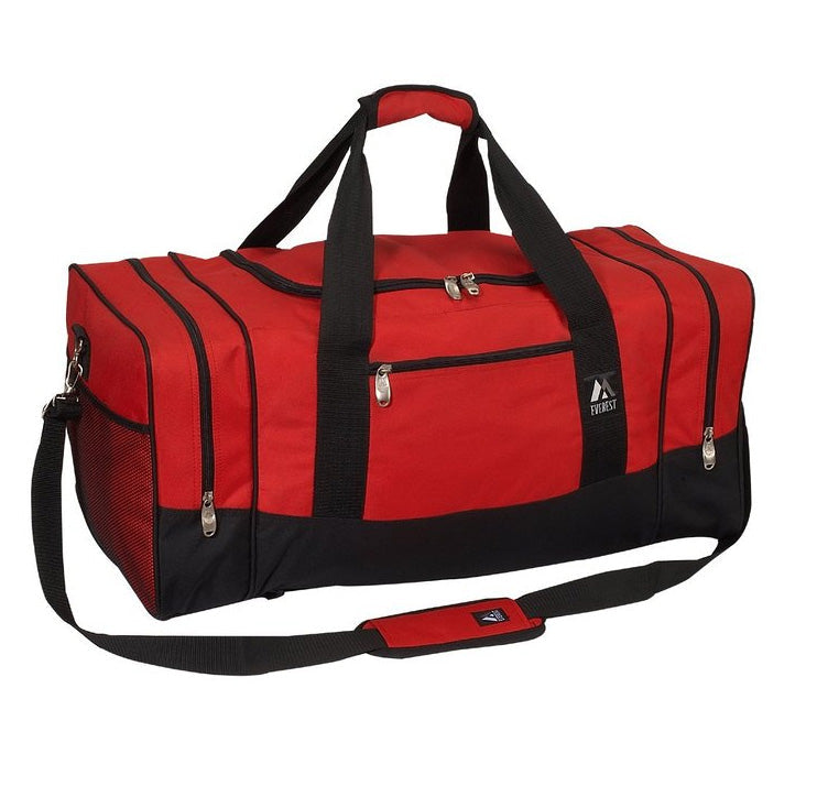 Everest Luggage Sporty Gear Bag - Large - Red/Black-eSafety Supplies, Inc