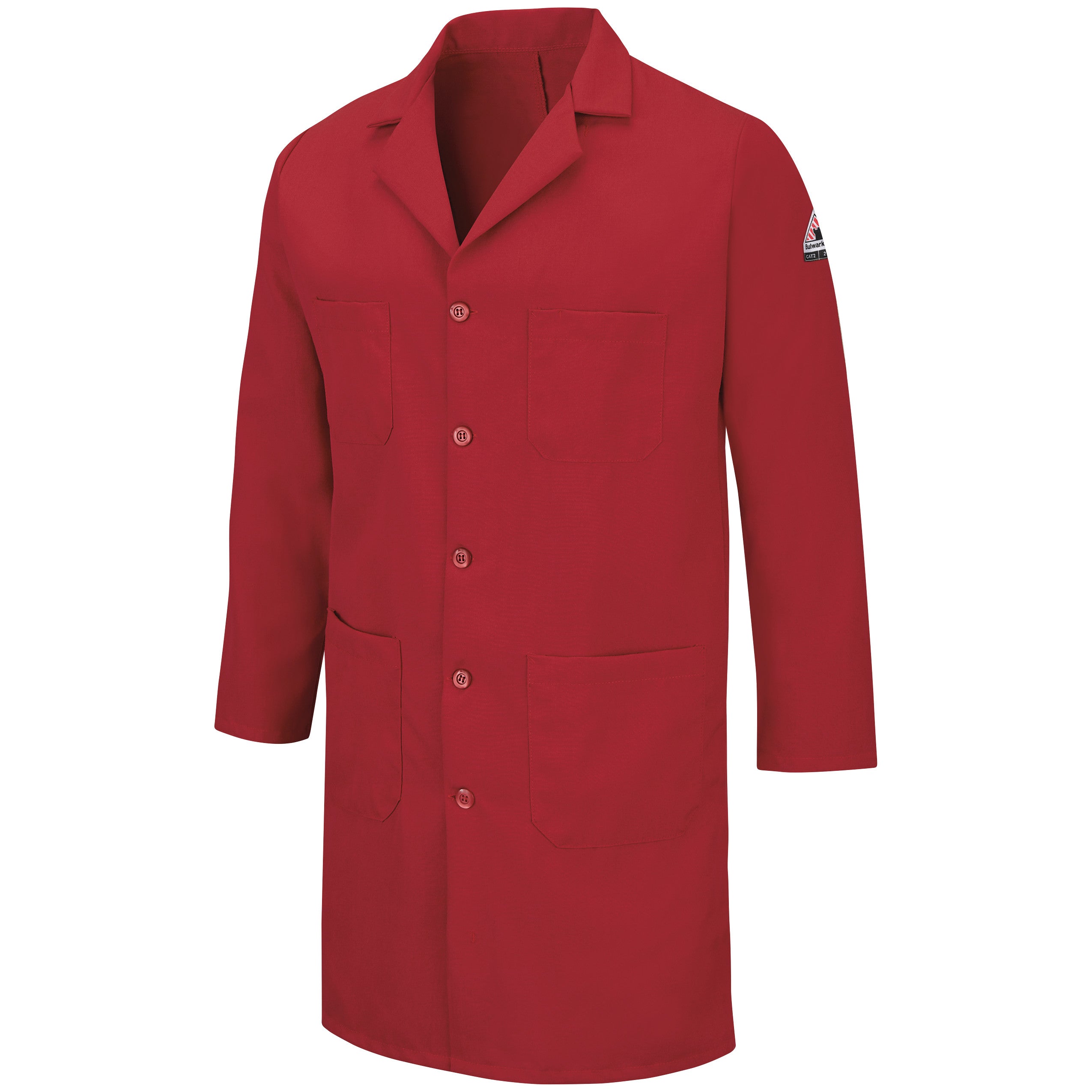 Men's Nomex FR Lab Coat KNL2 - Red-eSafety Supplies, Inc