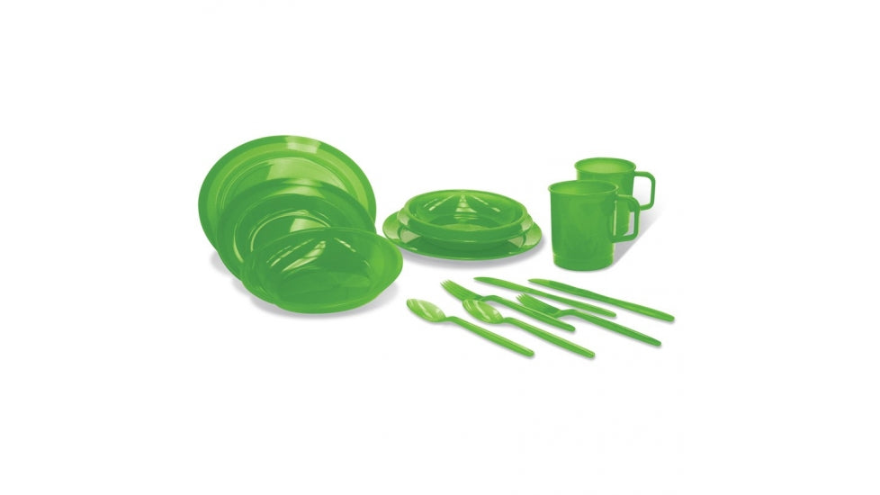 Polyware Set- 2 Person - Green-eSafety Supplies, Inc