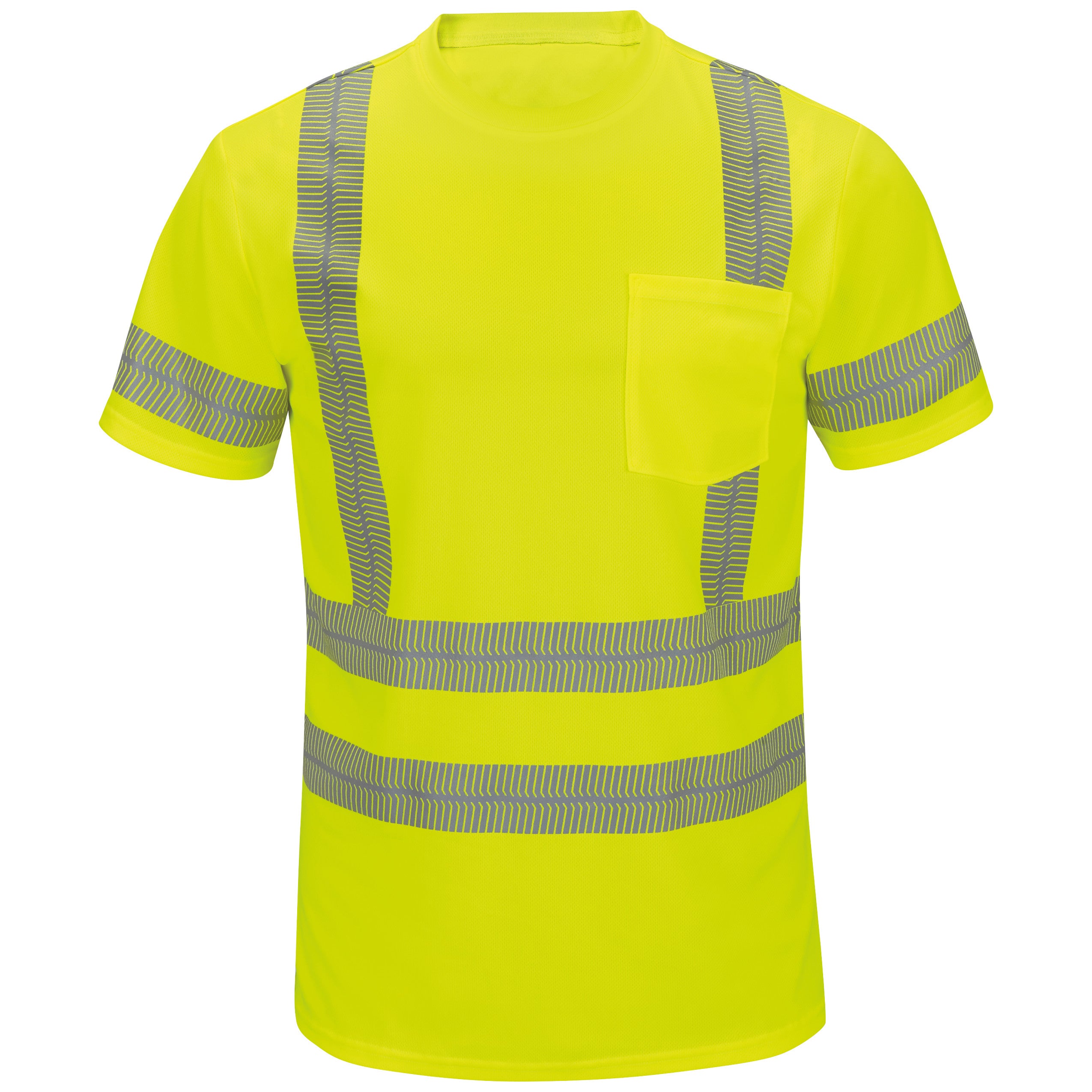 Short Sleeve Hi-Visibility T-Shirt SVY4 - Fluorescent Yellow-eSafety Supplies, Inc
