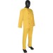 Liberty-DURAWEAR® 2 LAYERS PVC/POLYESTER 2-PIECE YELLOW RAINSUIT 1220AH-eSafety Supplies, Inc