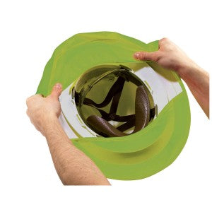 Ergodyne Chill-Its 6660 Hard Hat Brim With Shade - Lime-eSafety Supplies, Inc