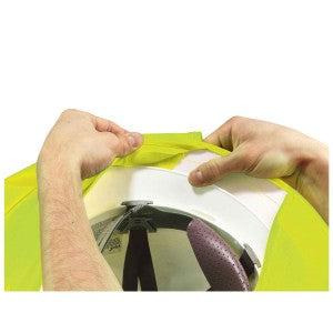 Ergodyne Chill-Its 6660 Hard Hat Brim With Shade - Lime-eSafety Supplies, Inc