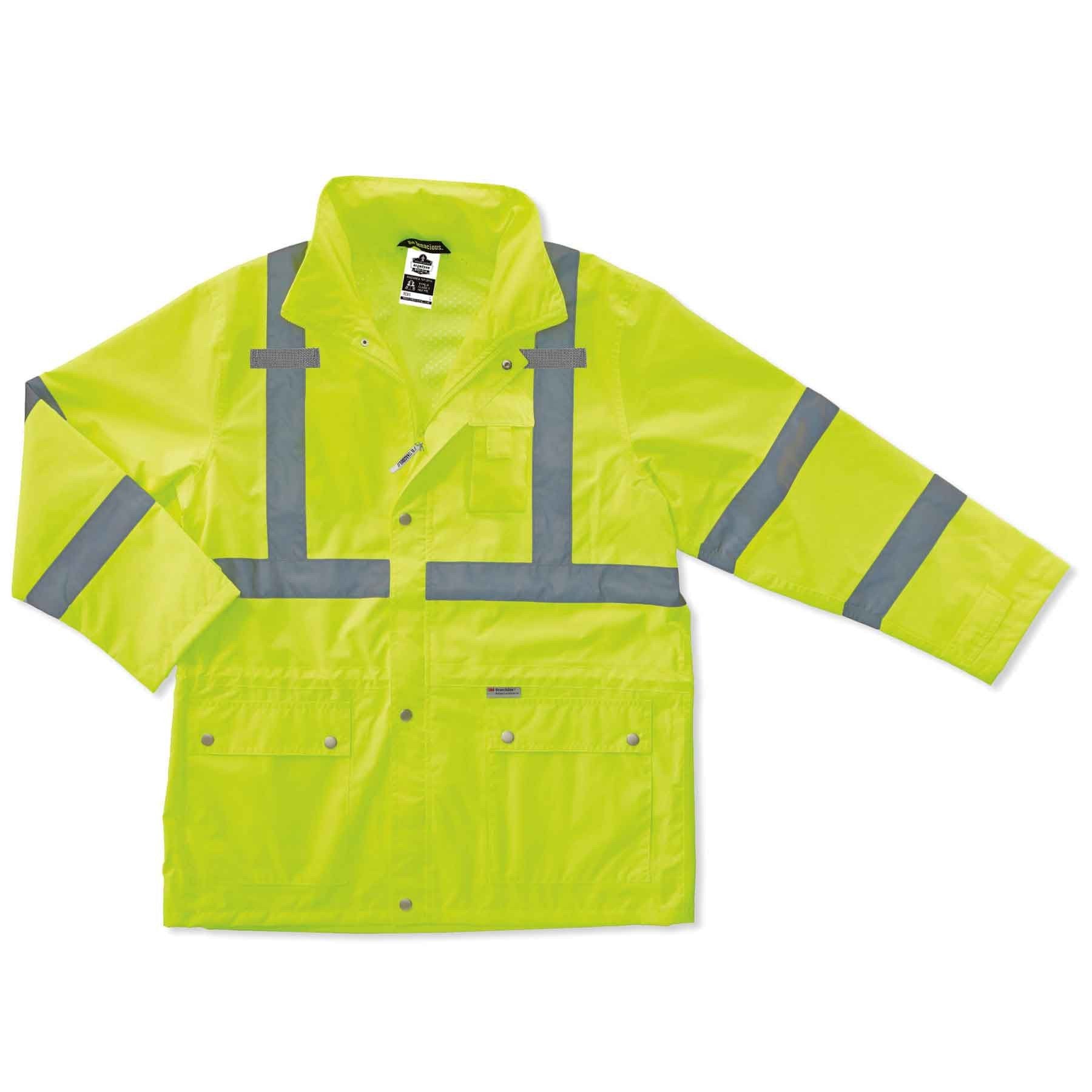 GloWear 8365 Type R Class 3 Rain Jacket-eSafety Supplies, Inc