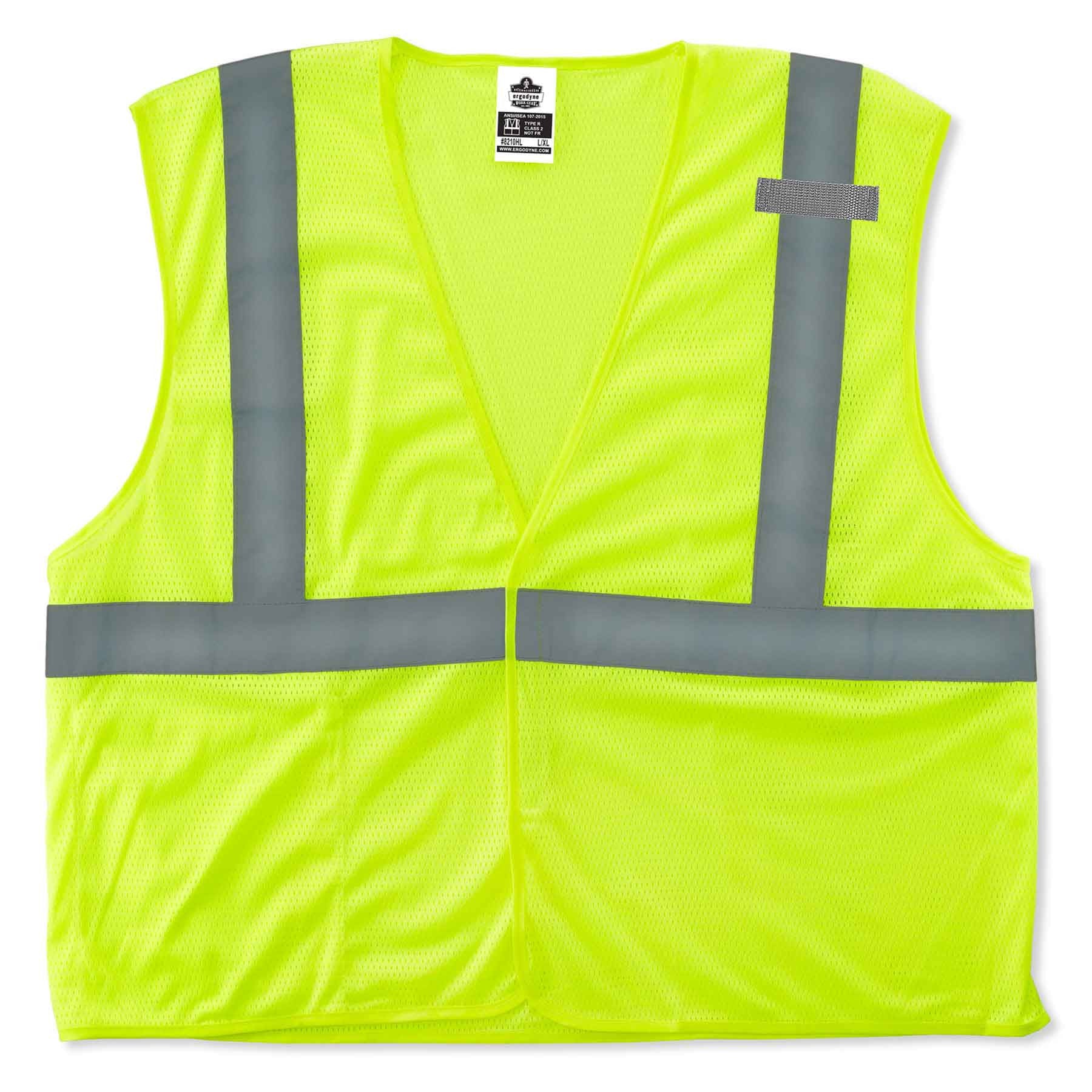Ergodyne-GloWear 8210HL Type R Class 2 Economy Mesh Vest-eSafety Supplies, Inc