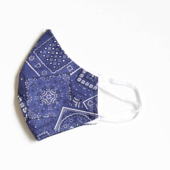 LMC Face Mask with Filter - Bandana - BLUE
