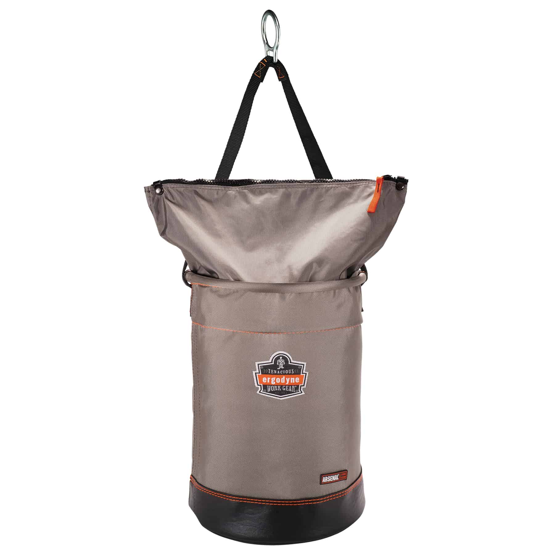 Arsenal 5973 Large Nylon Hoist Bucket Tool Bag - D-Rings, Zipper Top-eSafety Supplies, Inc