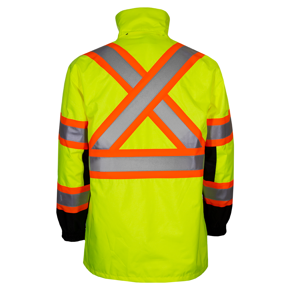 Safety X-Back DOT Jacket HiVis Parka Breathable Waterproof Hooded-eSafety Supplies, Inc