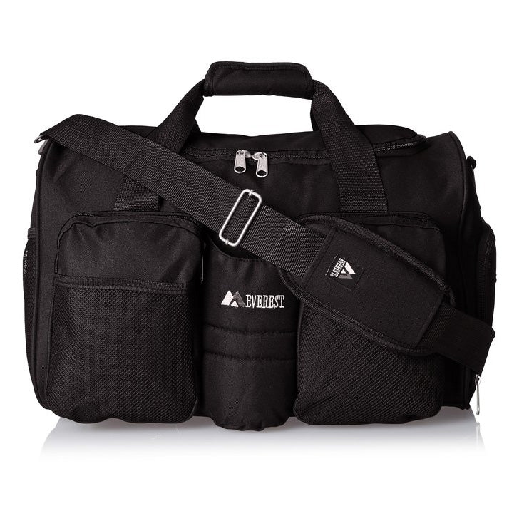 Everest Gym Bag with Wet Pocket - Black-eSafety Supplies, Inc