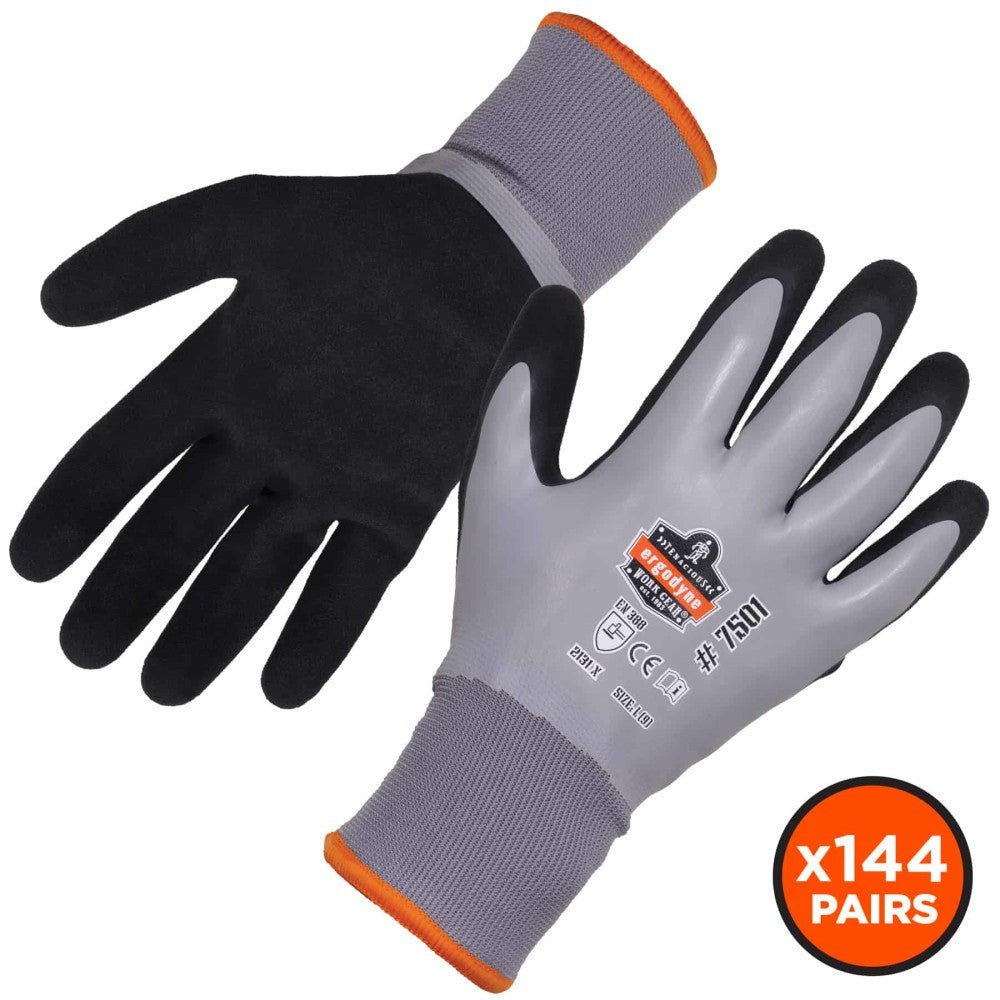 ProFlex 7501-CASE Coated Waterproof Winter Work Gloves (144-Pair)-eSafety Supplies, Inc