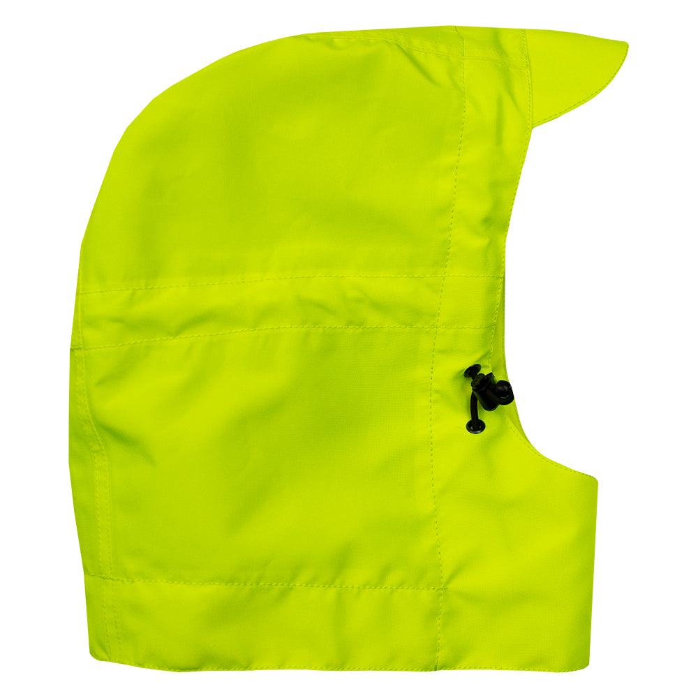 Safety Hood Hi Vis Lime Ultimate Hood with Bill Waterproof & Breathable-eSafety Supplies, Inc