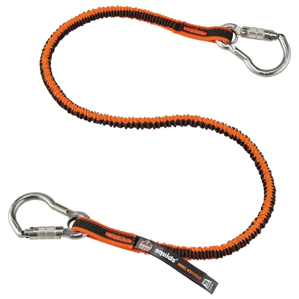 Squids 3111F(x) Tool Lanyard - Dual Stainless-Steel Carabiners - 15lbs-eSafety Supplies, Inc