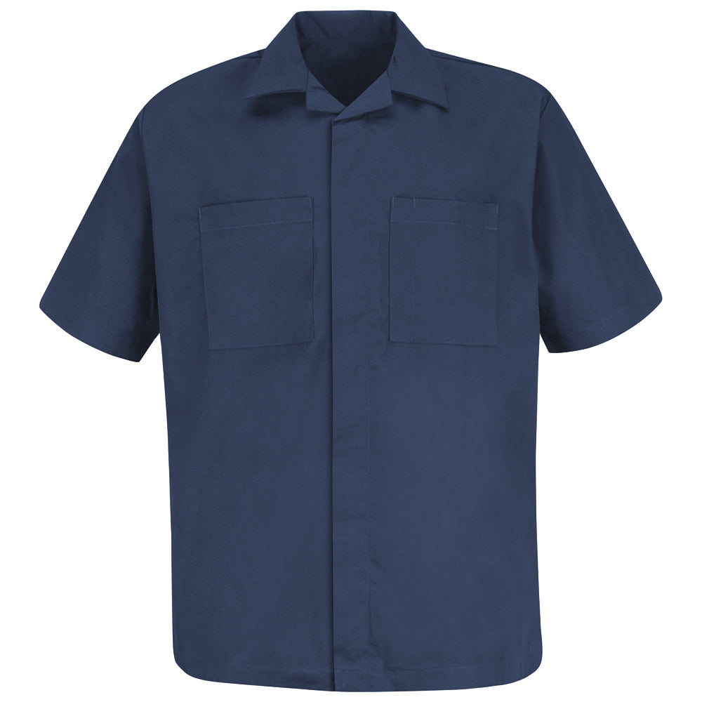 Red Kap Convertible Collar Shirt Jacket 1P60 - Navy-eSafety Supplies, Inc