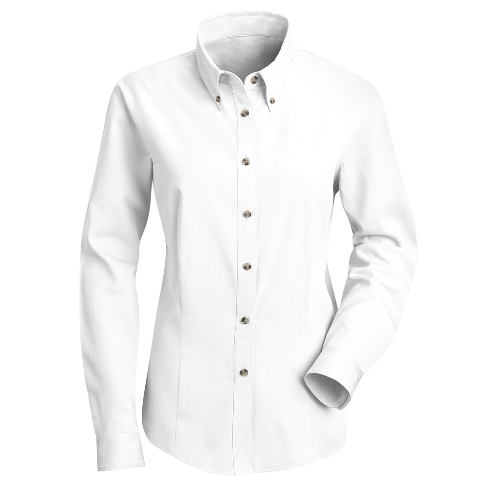 Red Kap Women's Meridian Performance Twill Shirt 1T11 - White-eSafety Supplies, Inc