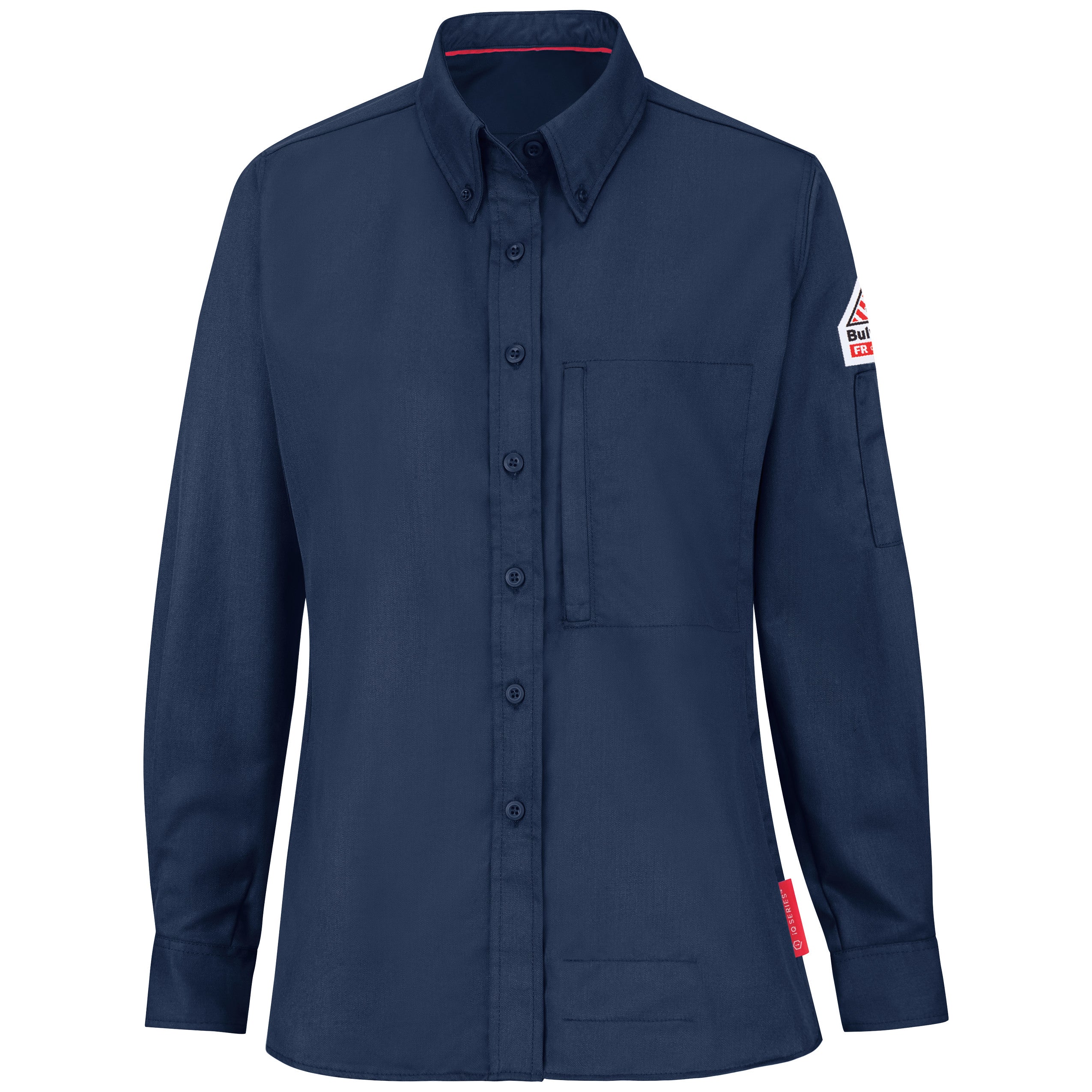iQ SERIES® WOMEN’S LIGHTWEIGHT COMFORT WOVEN SHIRT QS23 - Navy-eSafety Supplies, Inc