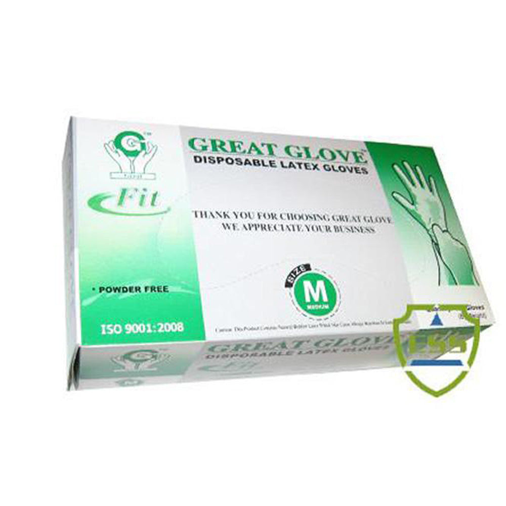 Great Glove Powder-Free Latex Gloves Non-Sterile Gloves