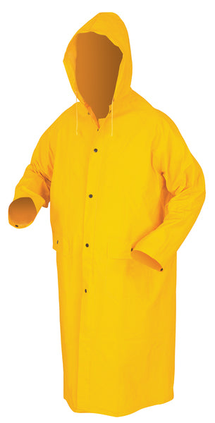 MCR Safety Classic, .35mm, PVC/Poly, 49 Coat, YELLOW-eSafety Supplies, Inc