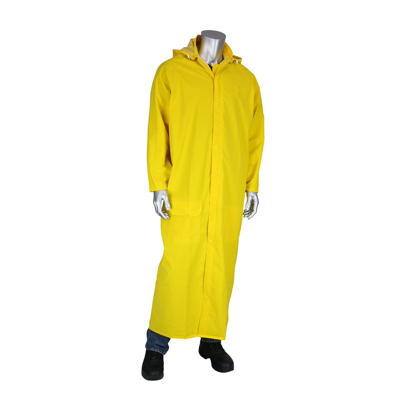 Premium 60" Duster Raincoat - 0.35 mm-eSafety Supplies, Inc
