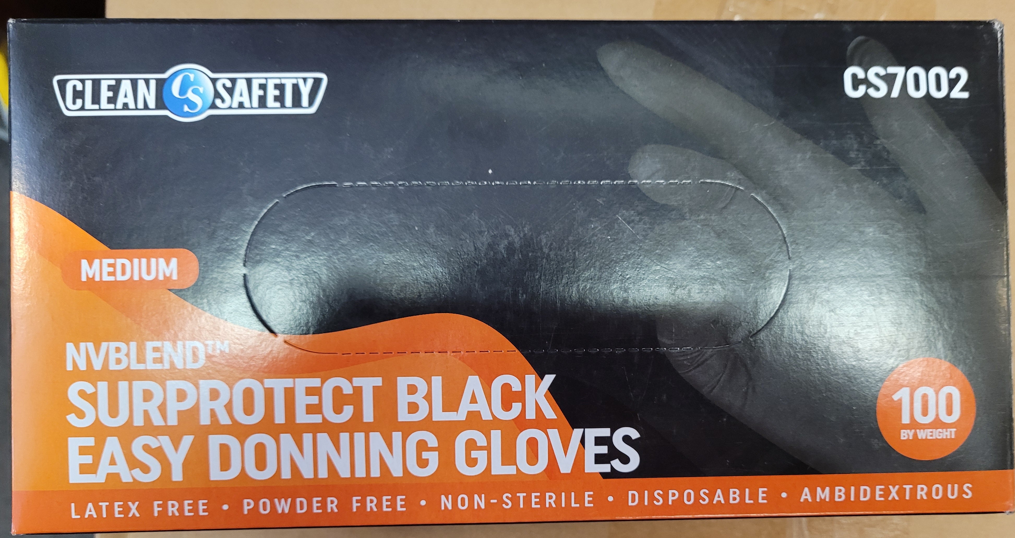 Black Colored Nitrile Gloves