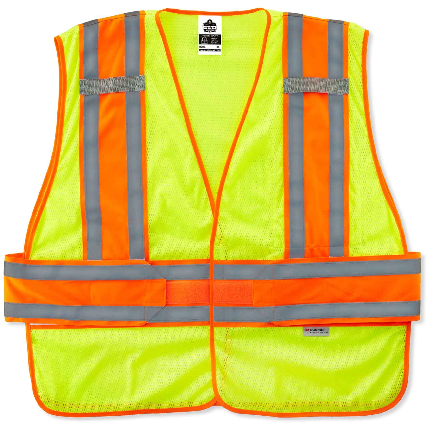 GloWear 8240HL Type R Class 2 Two-Tone Expandable Vest-eSafety Supplies, Inc