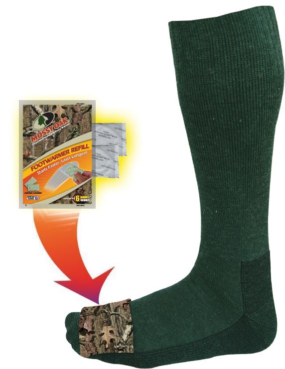 M206- Mossy Oak Heated Midcalf Socks - Pair-eSafety Supplies, Inc