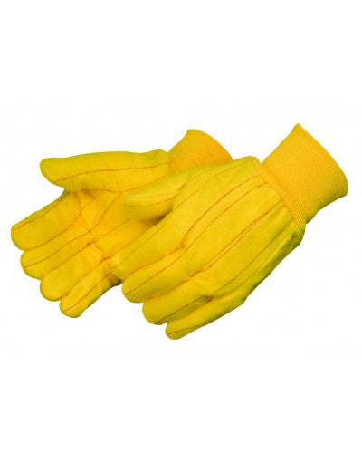 Golden chore glove with matching knit wrist - Men's - Dozen-eSafety Supplies, Inc