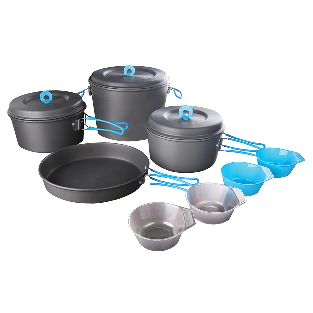 Family Cook Set - Hard Anodized Aluminum-eSafety Supplies, Inc