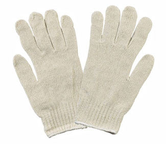 Natural-colored Cotton/Poly String Knit Gloves - Dozen-eSafety Supplies, Inc