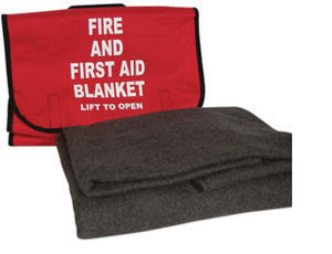 Fire and First Aid Blanket with Case-eSafety Supplies, Inc
