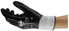 Ansell EDGE Nitrile Work Gloves With Spandex, Fiber Glass And Polyethylene Liner And Knit Wrist
