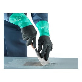 Ansell Green AlphaTec 58-128 Nylon Chemical Resistant Gloves