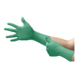 Ansell Teal And Blue MICROFLEX 93-360 Nitrile And Neoprene Chemical Resistant Gloves