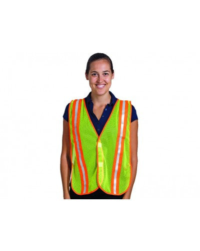 Liberty - Class 1 - Safety Vest (Two-Tone Stripes)-eSafety Supplies, Inc
