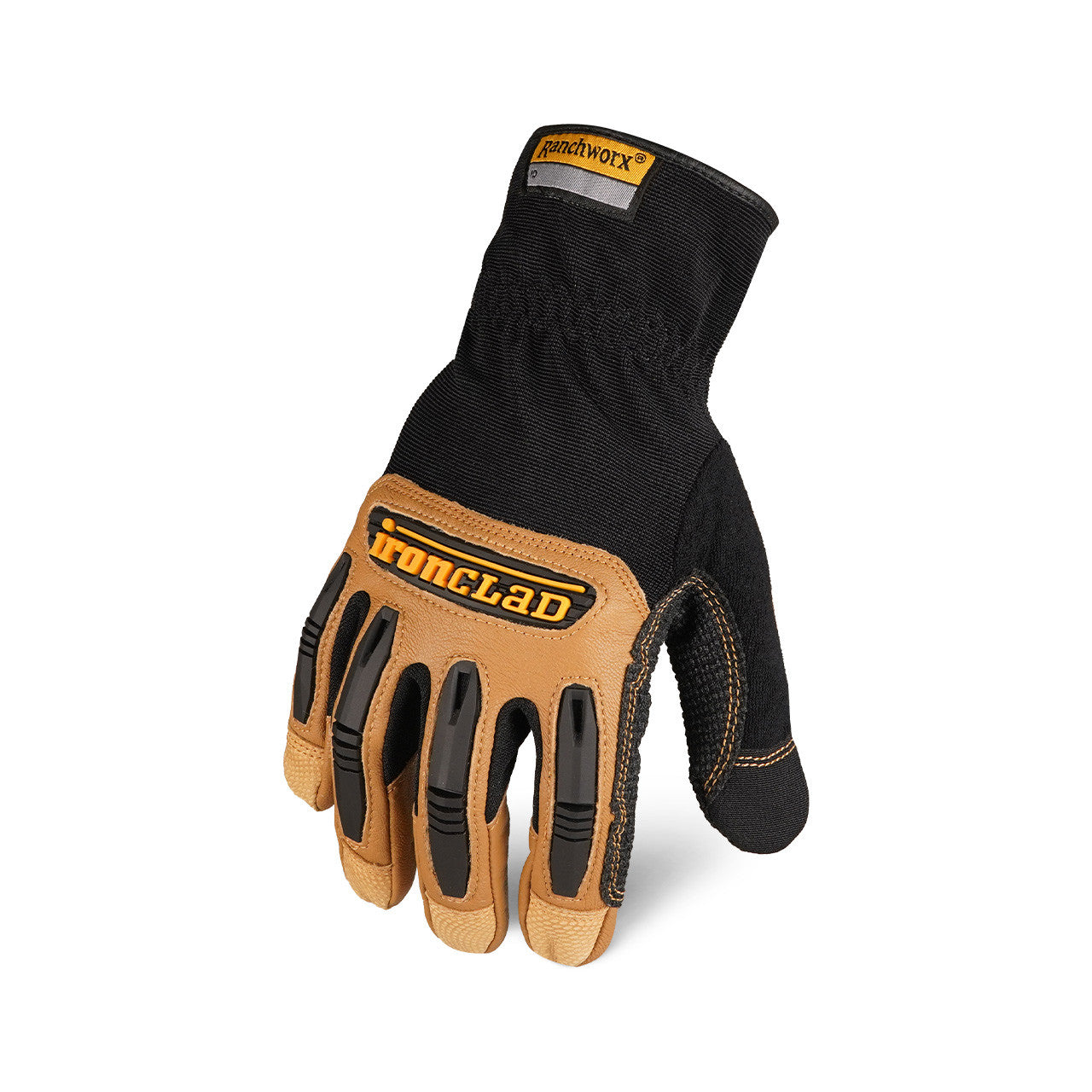 Ironclad RANCHWORX® Glove Black/Tan-eSafety Supplies, Inc