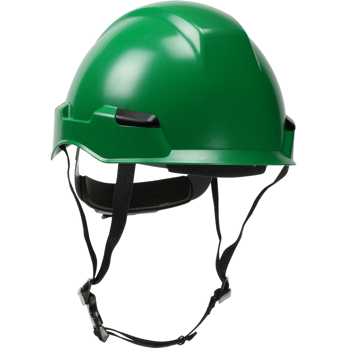 Rocky™ Industrial Climbing Helmet with Polycarbonate / ABS Shell, Hi-Density Foam Impact Liner, Nylon Suspension, Wheel Ratchet Adjustment and 4-Point Chin Strap