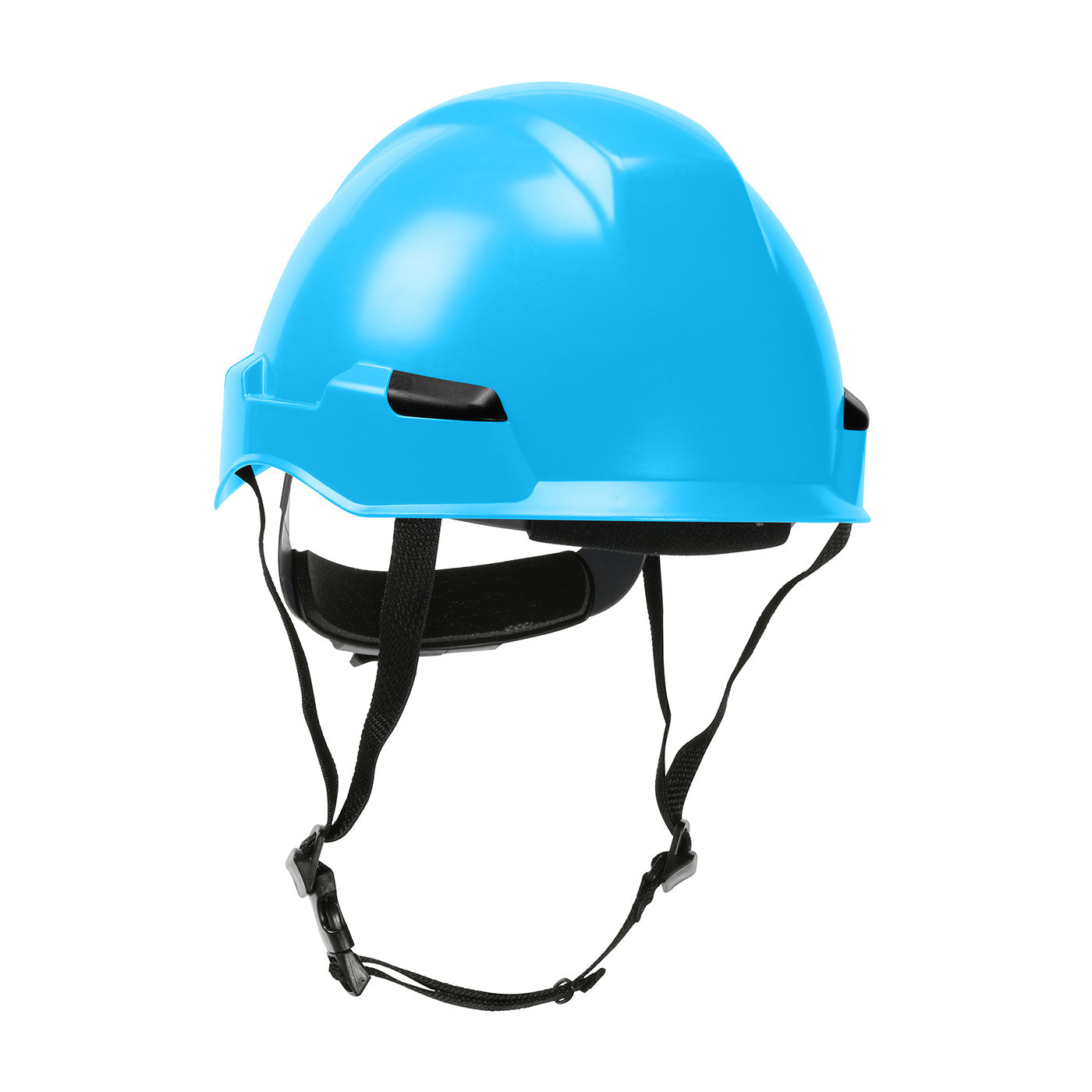Rocky™ Industrial Climbing Helmet with Polycarbonate / ABS Shell, Hi-Density Foam Impact Liner, Nylon Suspension, Wheel Ratchet Adjustment and 4-Point Chin Strap