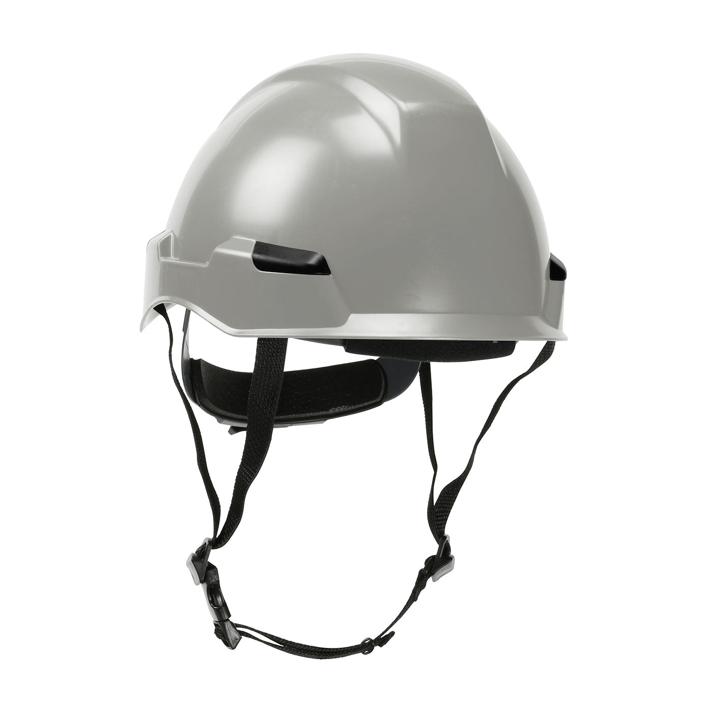 Rocky™ Industrial Climbing Helmet with Polycarbonate / ABS Shell, Hi-Density Foam Impact Liner, Nylon Suspension, Wheel Ratchet Adjustment and 4-Point Chin Strap