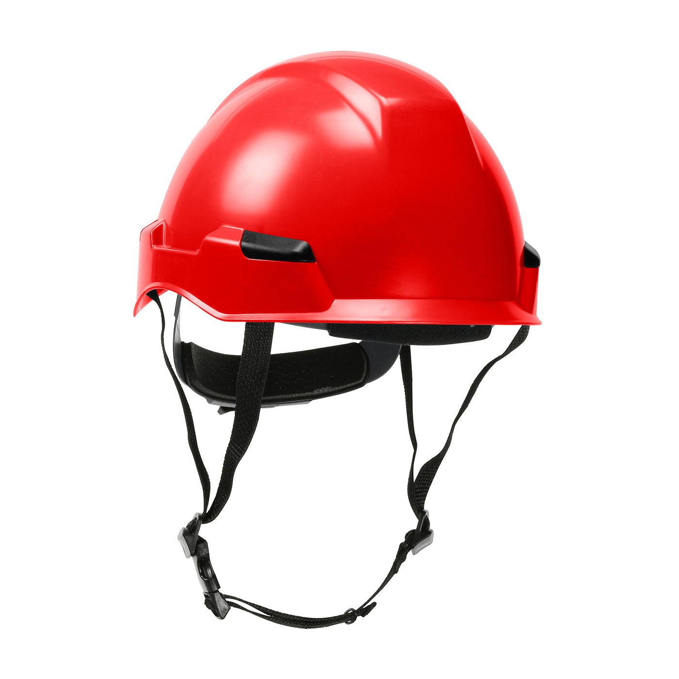 Rocky™ Industrial Climbing Helmet with Polycarbonate / ABS Shell, Hi-Density Foam Impact Liner, Nylon Suspension, Wheel Ratchet Adjustment and 4-Point Chin Strap