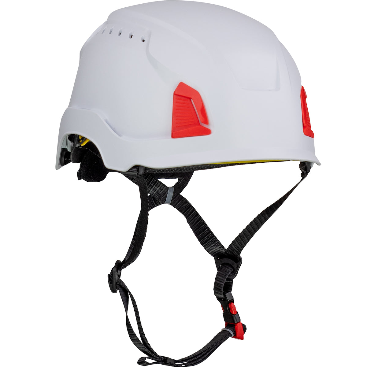 Traverse™ Vented, Industrial Climbing Helmet with Mips® Technology, ABS Shell, EPS Foam Impact Liner, HDPE Suspension, Wheel Ratchet Adjustment and 4-Point Chin Strap