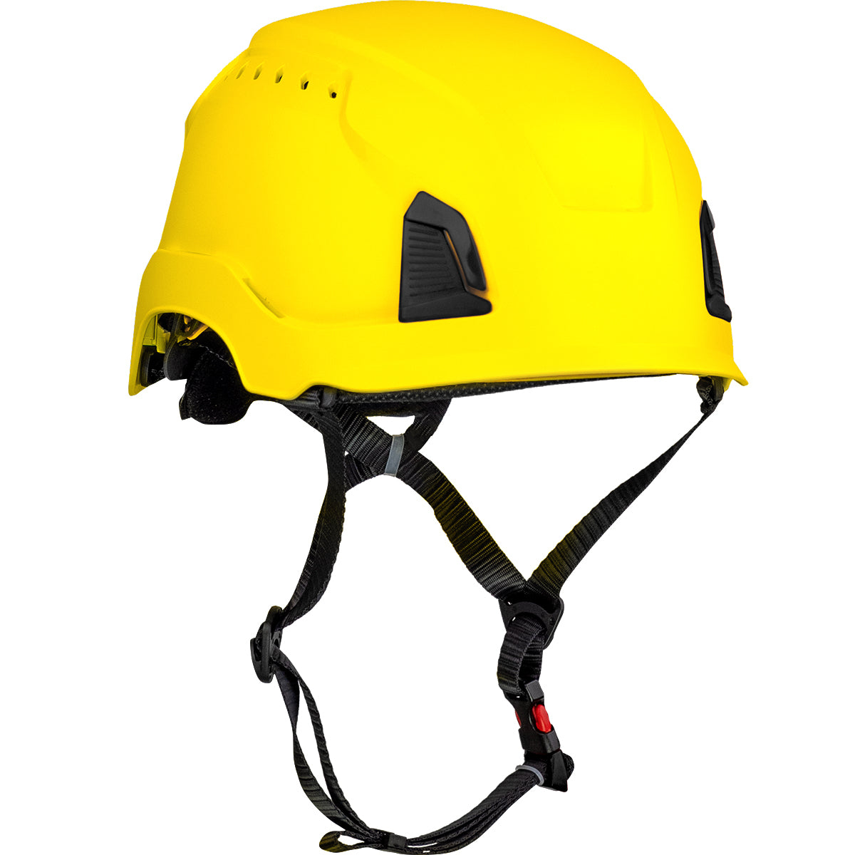 Traverse™ Vented, Industrial Climbing Helmet with Mips® Technology, ABS Shell, EPS Foam Impact Liner, HDPE Suspension, Wheel Ratchet Adjustment and 4-Point Chin Strap