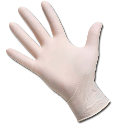 Liberty Glove BioSkin Latex Exam Gloves - Case Size Large