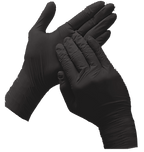 CARE BLACK 6-mil Nitrile Examination Powder-Free Gloves 12" Extended Length Box-eSafety Supplies, Inc