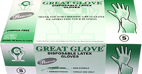 Great Glove - Premium Powder-Free Latex Gloves - Box-eSafety Supplies, Inc
