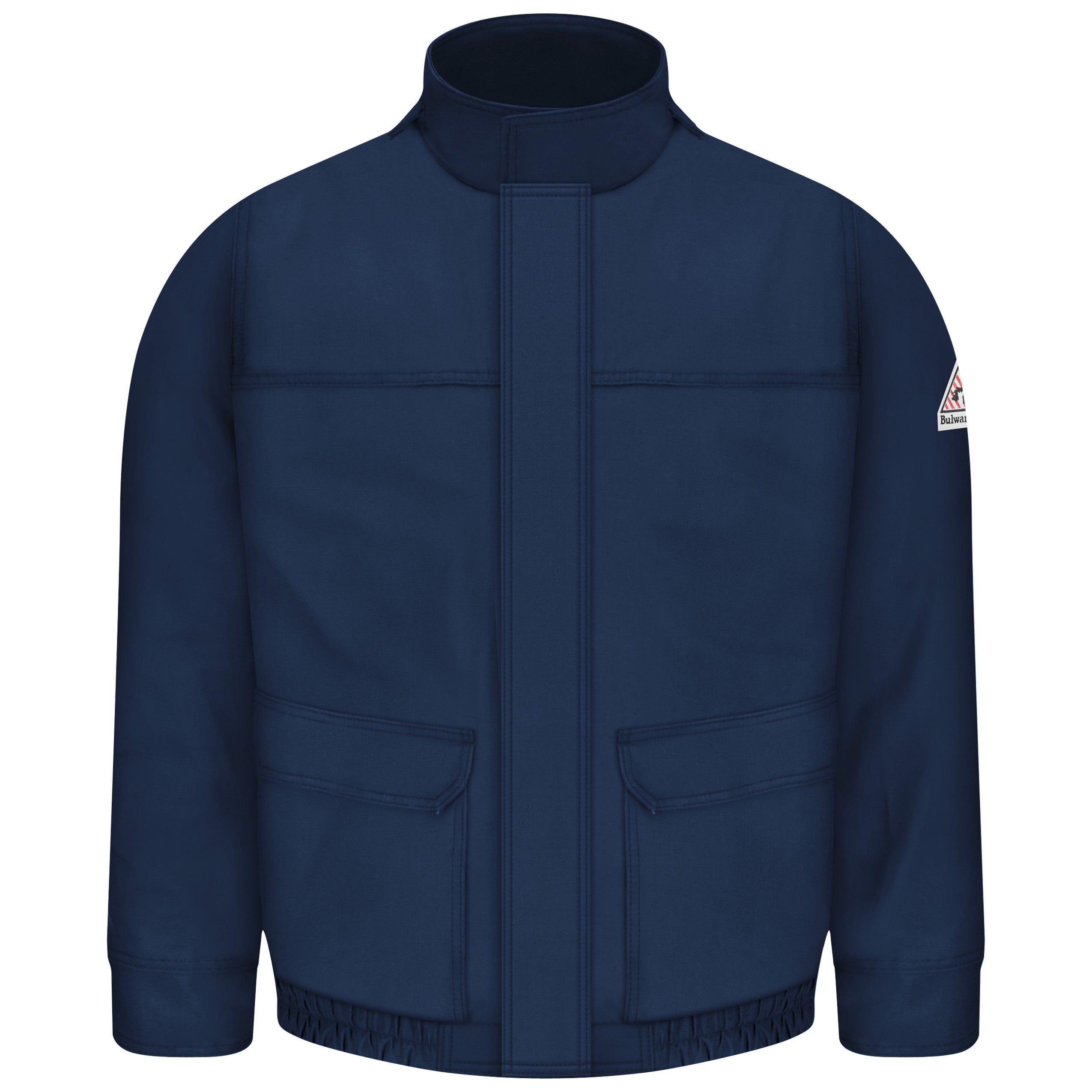 Men's Lightweight Excel FR® ComforTouch® Lined Bomber Jacket JLJ8 - Navy-eSafety Supplies, Inc