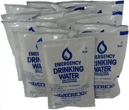 Datrex Emergency Water Packet - 3 Day/72 Hour Supply-eSafety Supplies, Inc